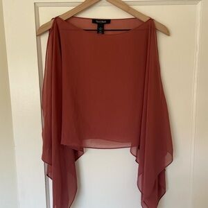 White House Black Market Pink Blouse